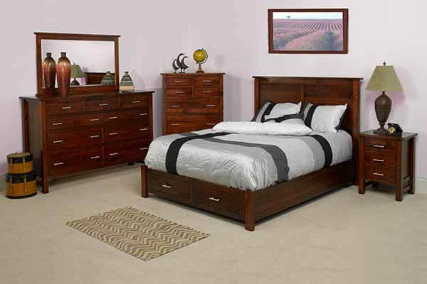 Set with Prairie Storage Bed